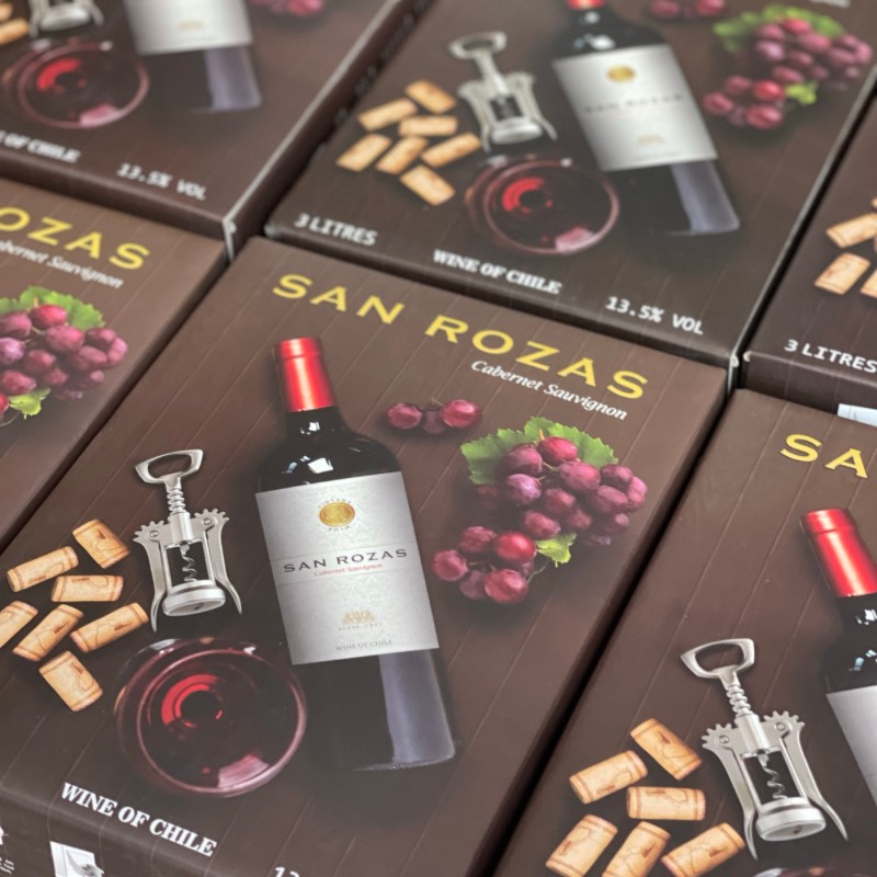 Vang bịch nhập khẩu Chile SAN ROZAS 3L