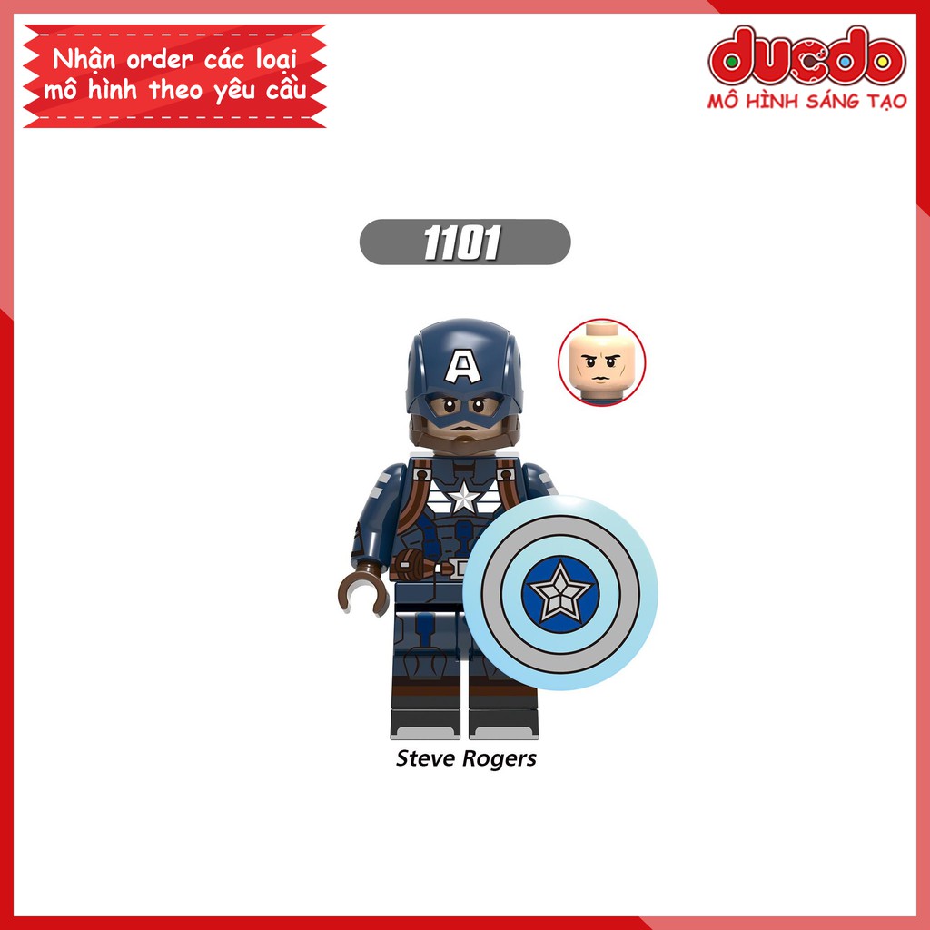 Minifigures các mẫu nhân vật Captain America tuyệt đẹp - Đồ Chơi Lắp Ghép Xếp Hình Mini Mô hình Iron Man XINH X0236