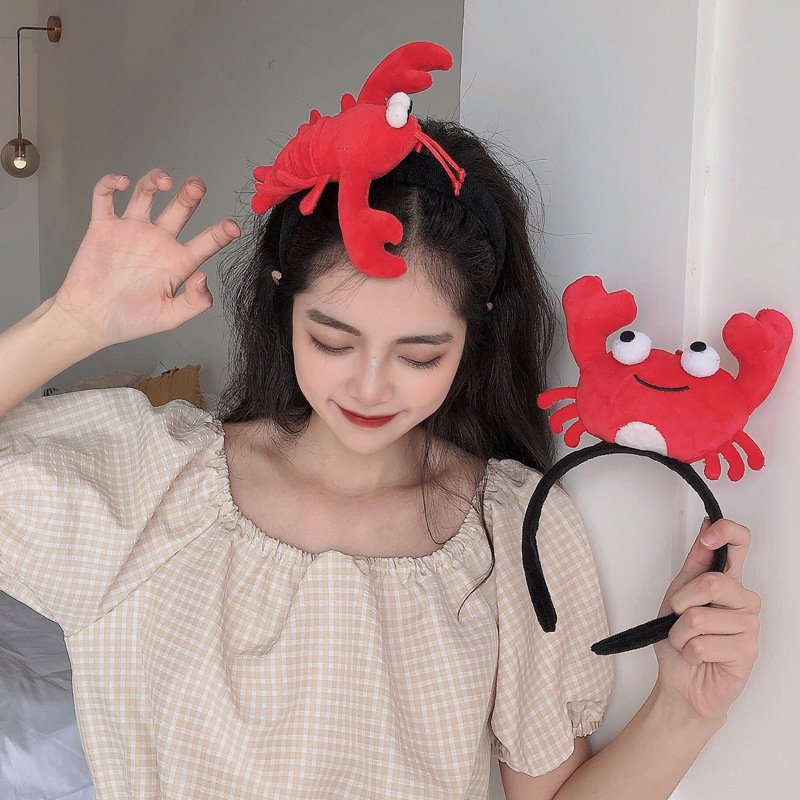 Bờm cài tóc hình tôm cua cá