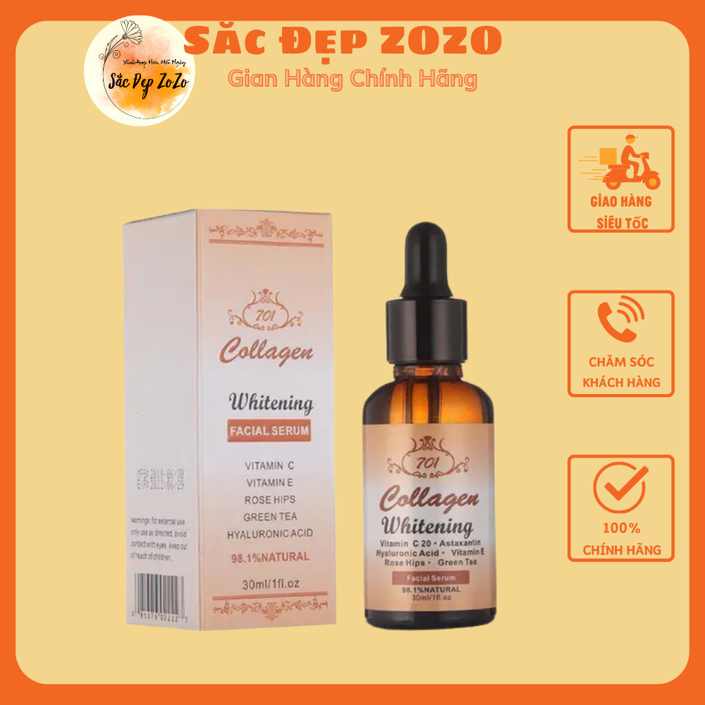 [HCM]Serum Dưỡng Trắng -Nám-Thâm Collagen Plus Vit E