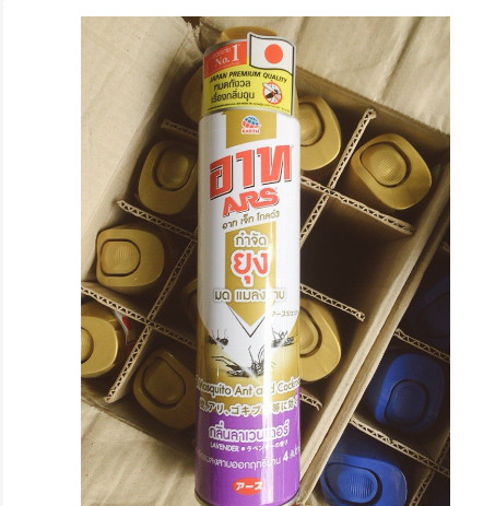 [Nội Địa Thái] Chai xịt muỗi, gián, côn trùng ARS hàng Thái Lan 600ml
