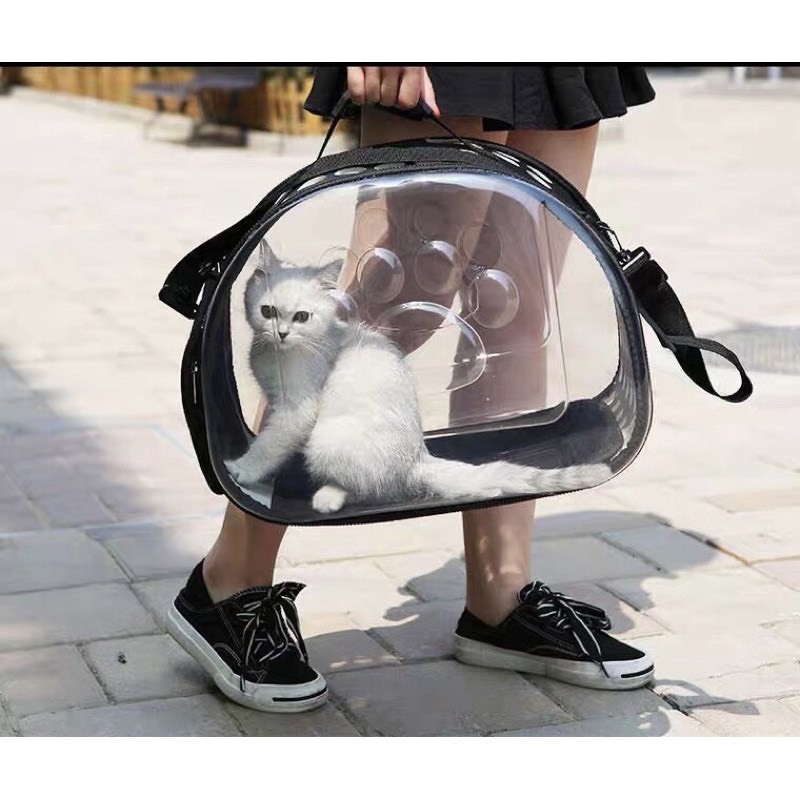 Túi vận chuyển trong suốt cho chó mèo cao cấp