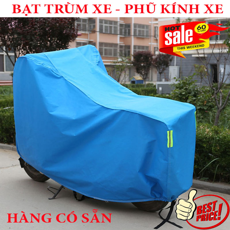 Bạt Trùm Xe , Áo che nắng mưa xe máy , Tấm Phủ Che Nắng - Bạt Phủ Xe Máy Đa Năng Siêu Bền, Bảo Vệ Trong Mọi Thời Tiết - Mẫu mới 2020 Hàng Việt Nam Chất Lượng Cao- Bảo hành 1 tháng.