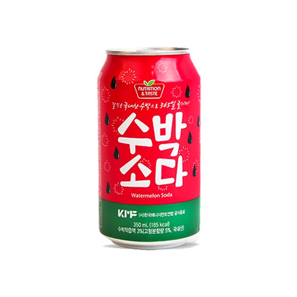 Nước Soda SFC Hàn Quốc lon 350ml nhiều vị trái cây