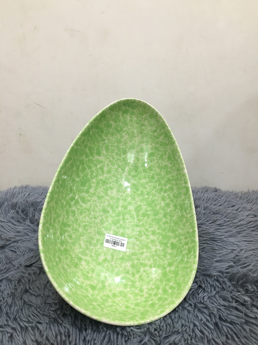 TÔ OVAL HÌNH TRỨNG 30 CM - GỐM SỨ CƯỜNG PHÁT