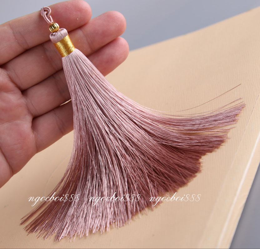 Tua Rua 13cm Xỏ Hạt Đồng Chỉ Vàng (Xem thêm hình ảnh và kích thước ở phần mô tả)