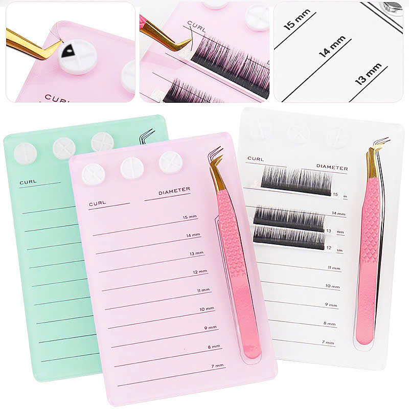 Miếng mica dán line mi có đánh số Beauty Lashes (dụng cụ nối mi)