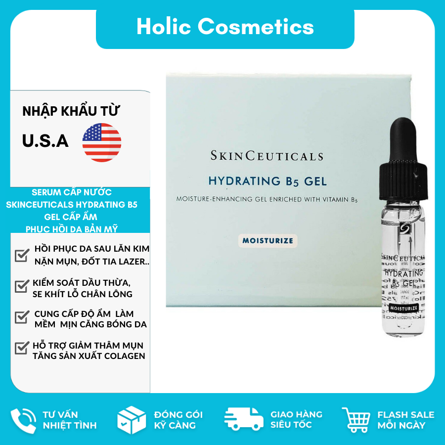 [HCM]SERUM HYDRATING SKINCEUTICALS B5 mini bản Mỹ