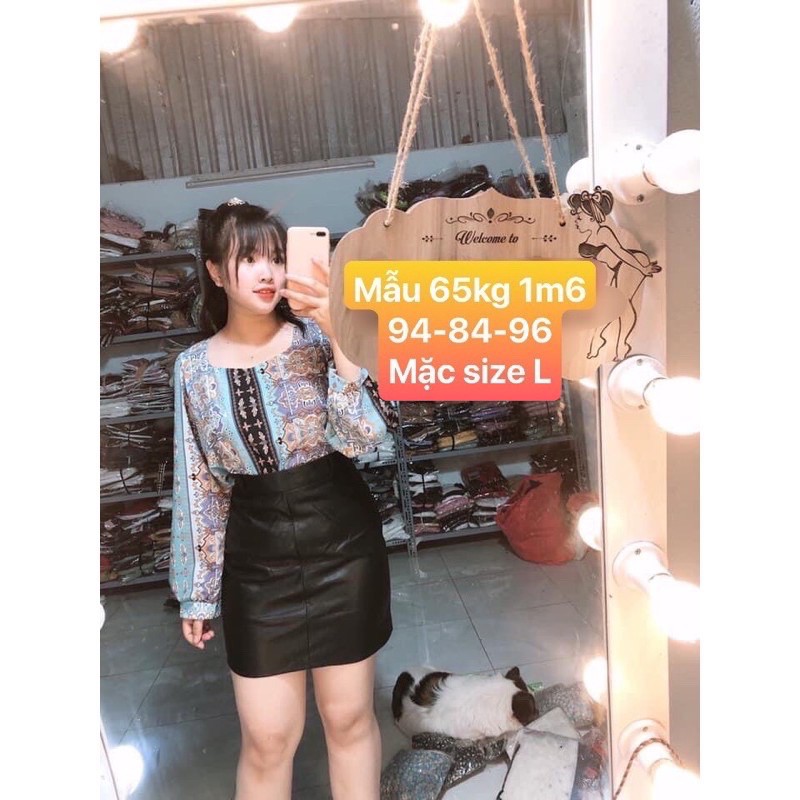 [HCM]Váy Da Bigsize 60KG Đến 90KG