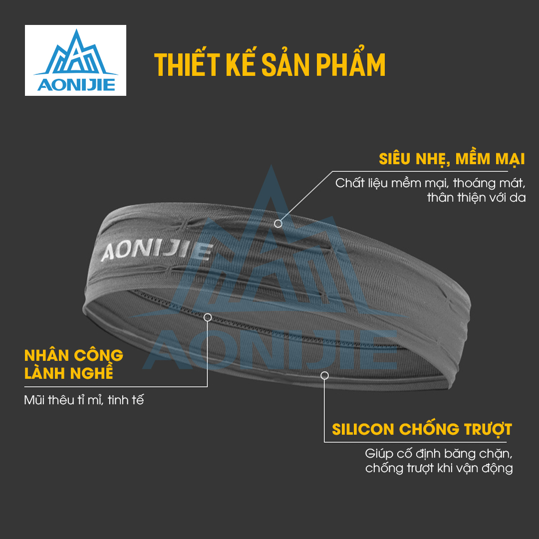 Băng Đô Thể Thao Chặn Mồ Hôi Aonijie E4086