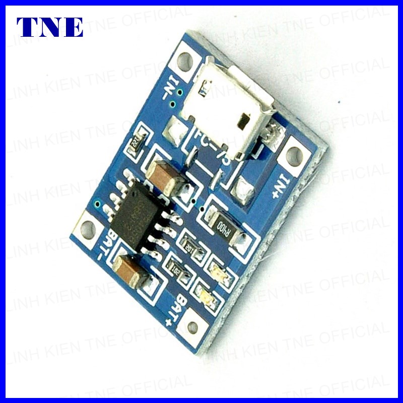 [HCM]Mạch sạc pin Lithium- Li-ion- 18650 TP4056 1A cổng MICRO