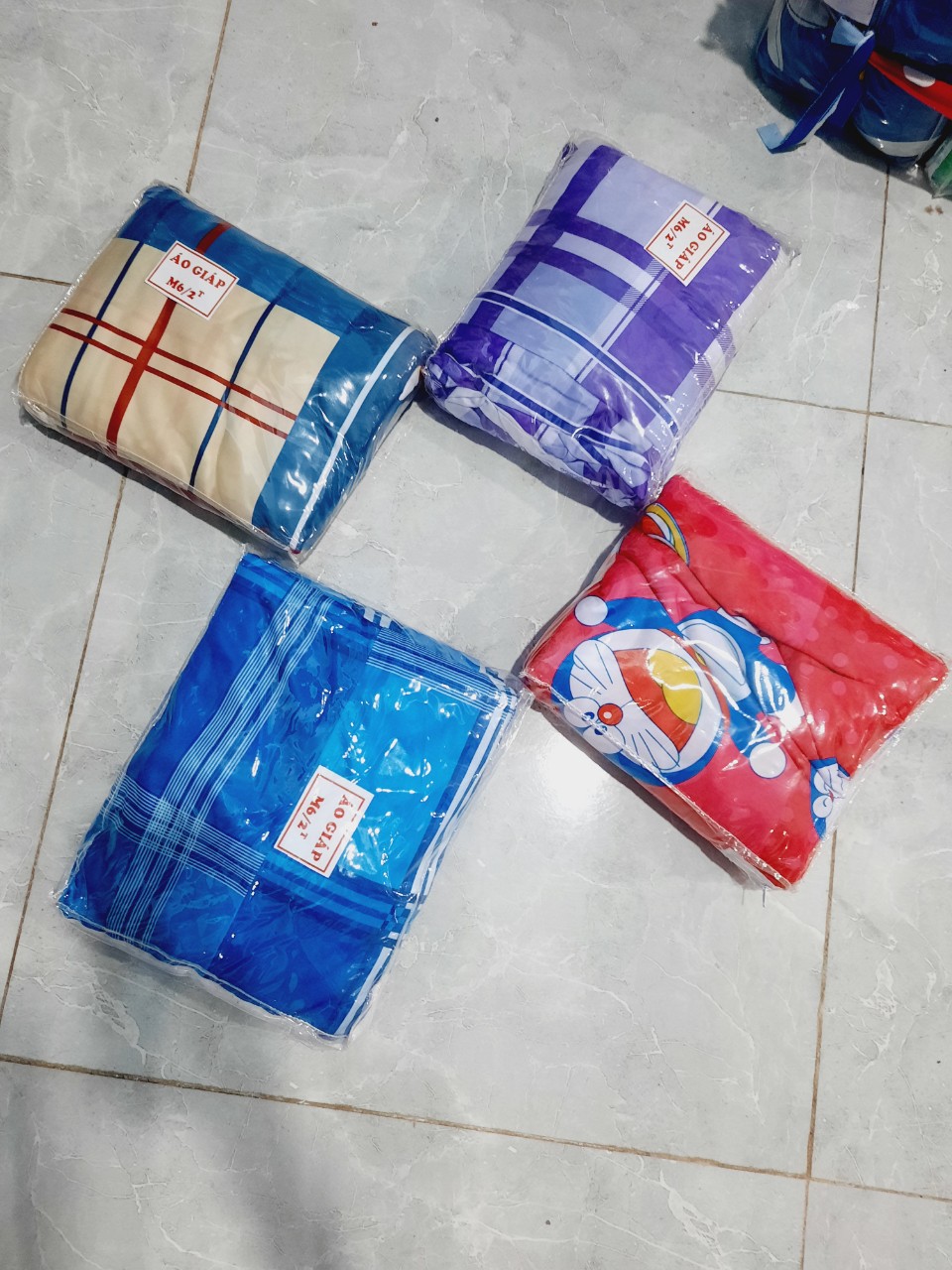 Áo Bọc Nệm 2 mặt Thun Lạnh Có Khóa Kéo