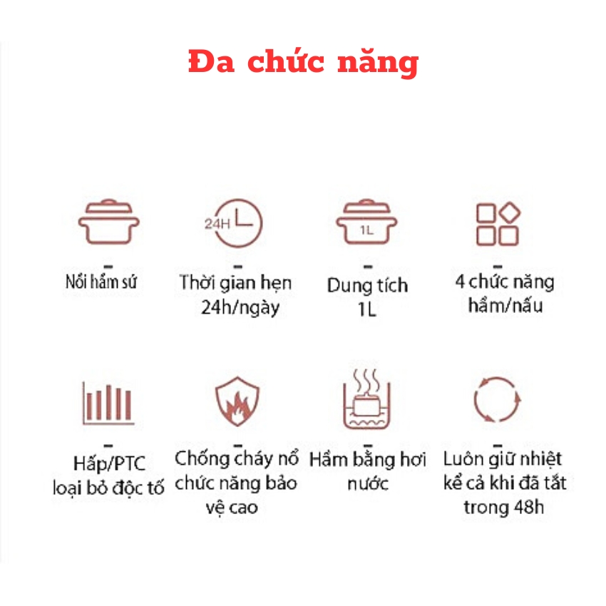 Nồi nấu cháo chậm cho bé ăn dặm Seka GT68