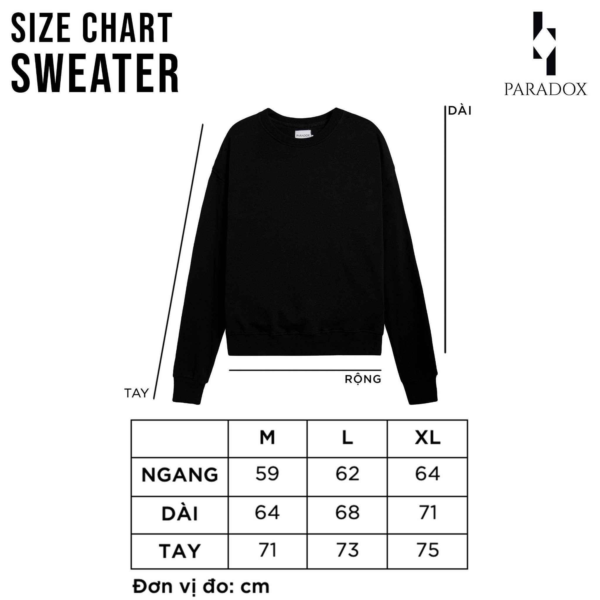 PARADOX Áo thun dài tay SEAHORSE SWEATER