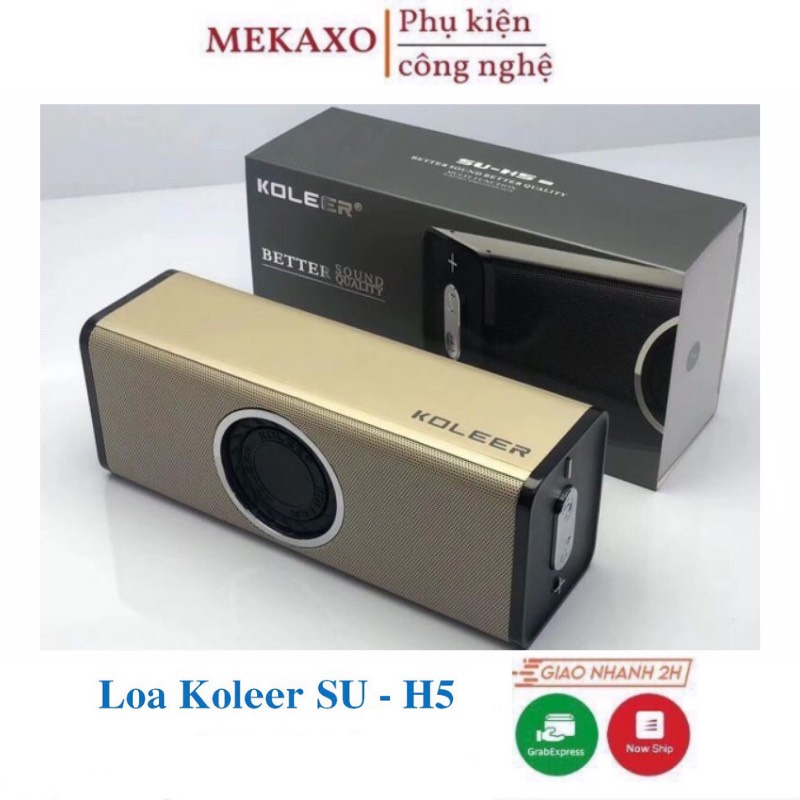 [ BH 12 tháng ] Loa bluetooth Koleer H5  siêu Bass