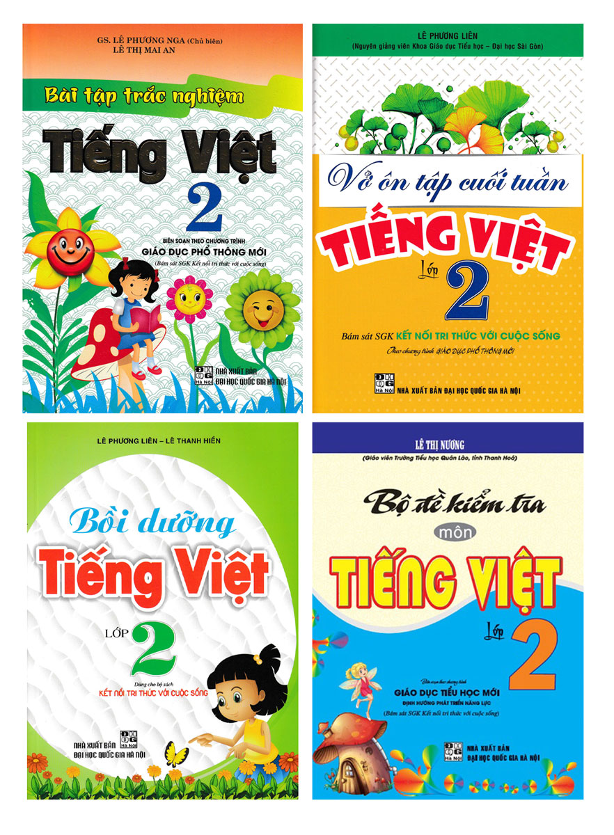 Sách tham khảo - combo bồi dưỡng tiếng việt lớp 2