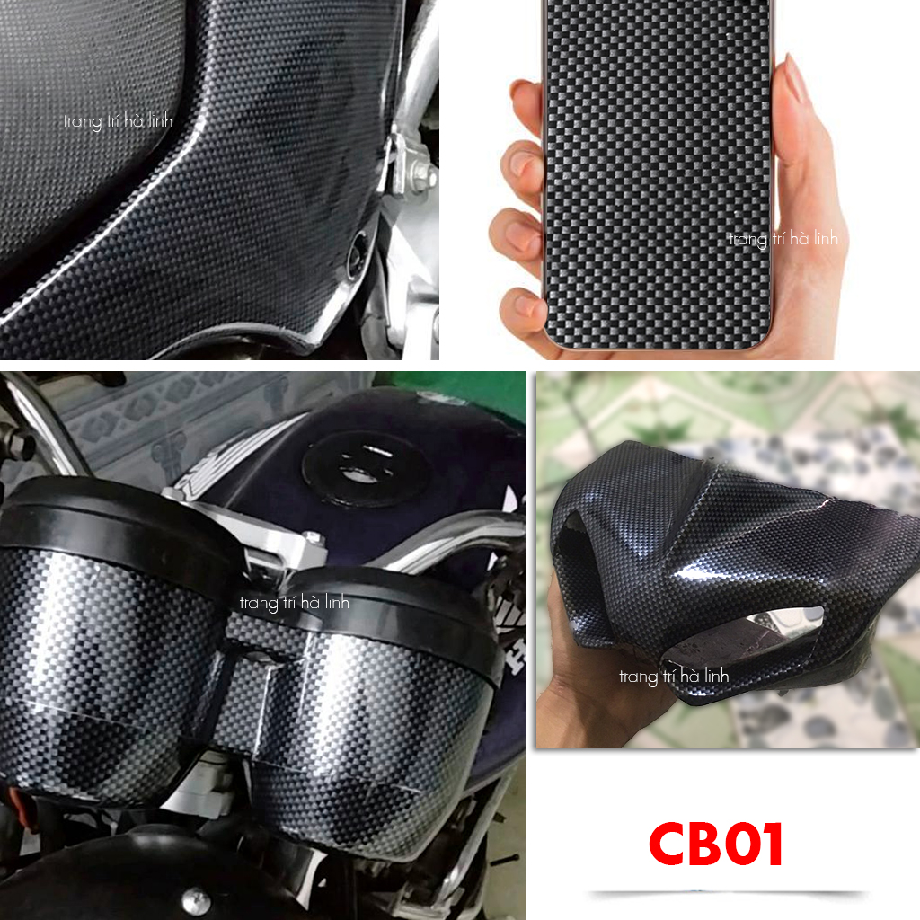 Decal carbon Auto car stickers, decan carbon grain ball sand available glue size-120cm x 30cm