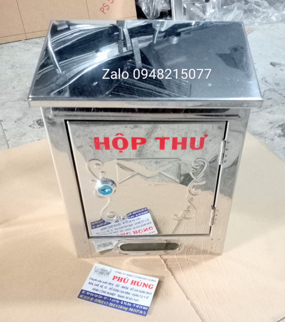 [HCM]HỘP THƯ INOX  ( đủ zize)