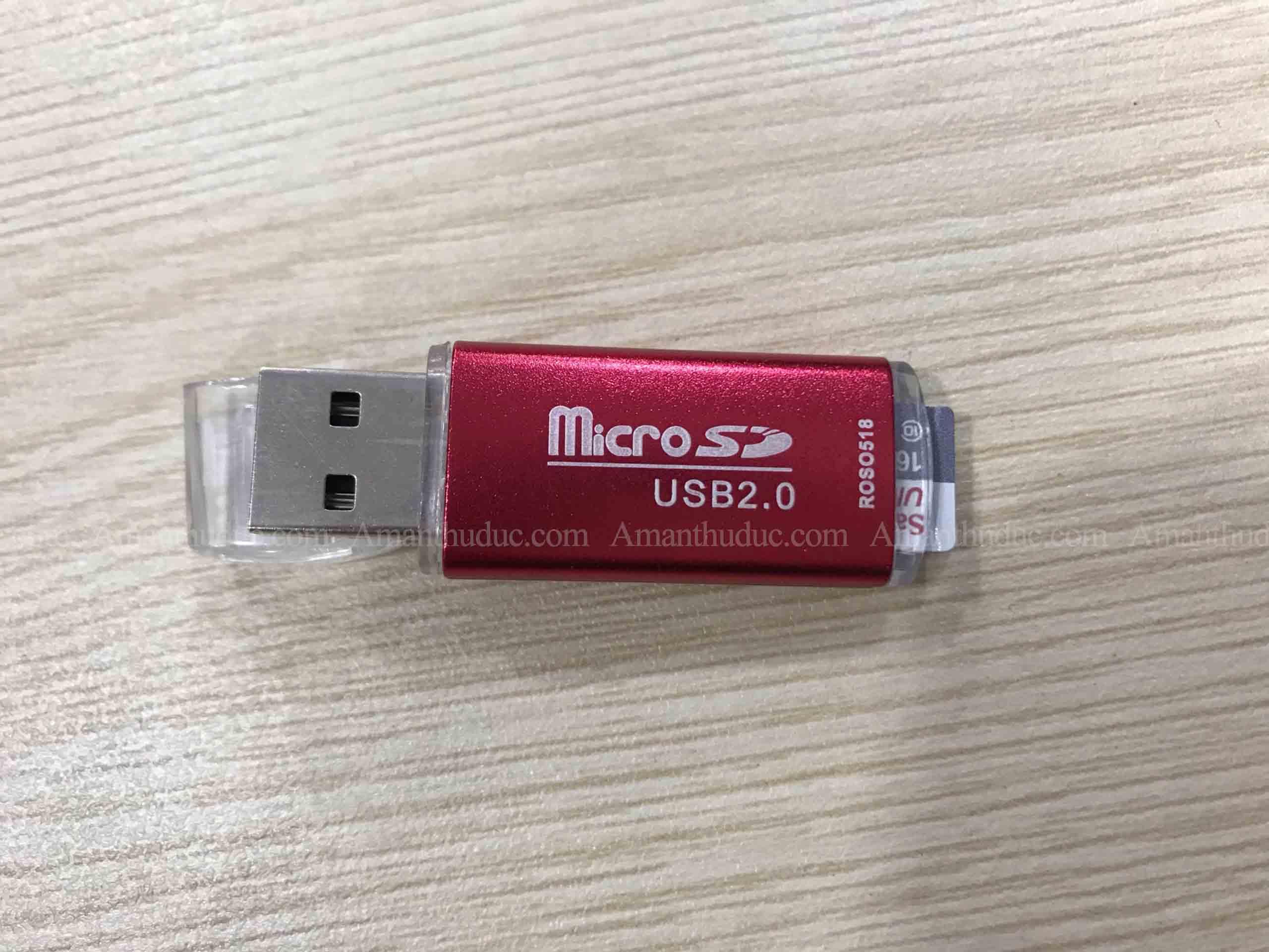 Đầu Đọc Thẻ Micro Sd Vỏ Nhôm