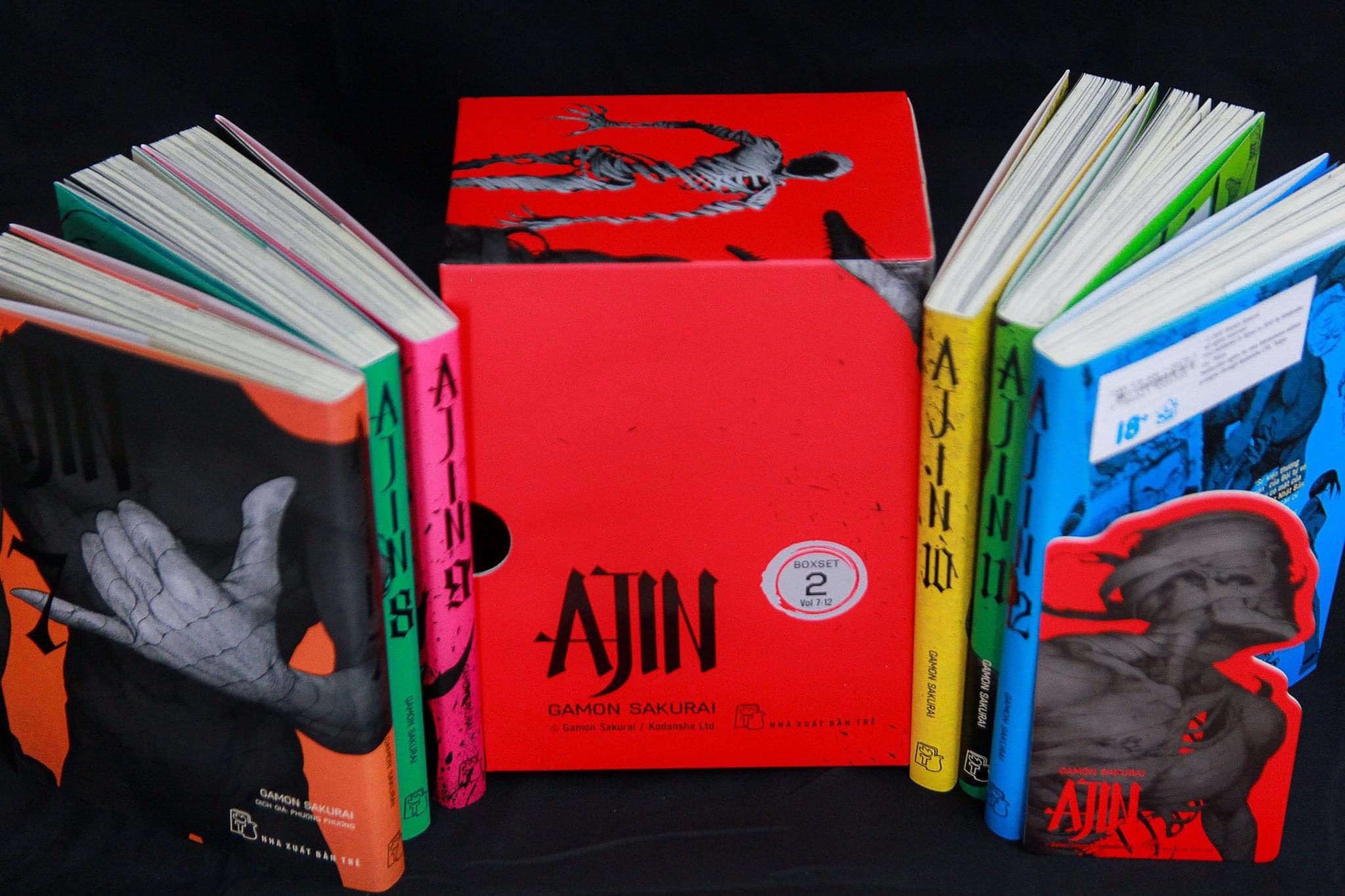 Ajin - BoxSet Số 2 (Tập 7 Đến Tập 12) - Tặng Kèm Bookmark