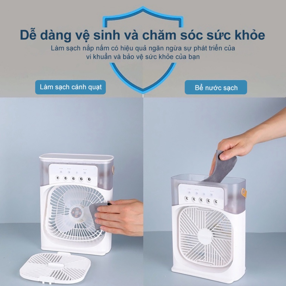 Quạt Điều Hòa Hơi Nước Mini 600ml