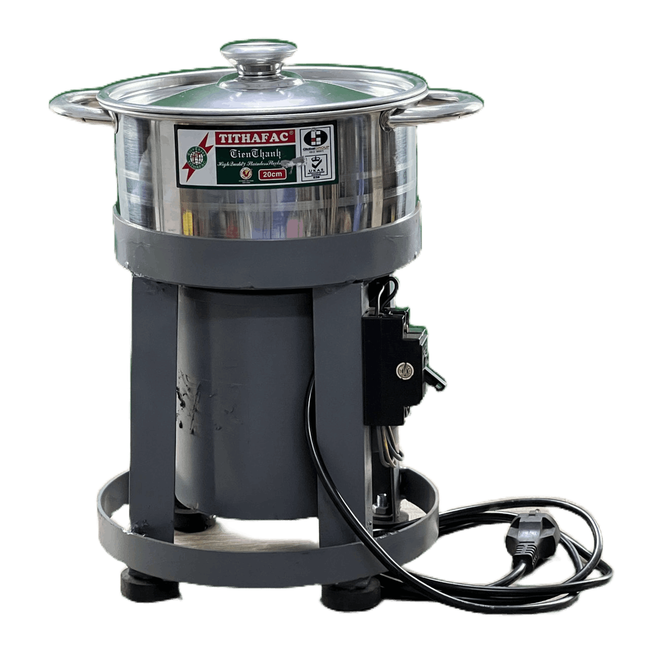 Máy đánh tơi thịt làm chà bông 1/4HP nồi 20cm