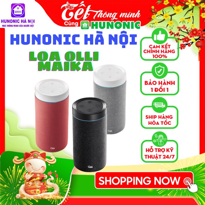 Loa thông minh Olli Maika - Trợ Lý Ảo Tiếng Việt, Điều Khiển Nhà Thông Minh, Nghe Nhạc, Giải Trí