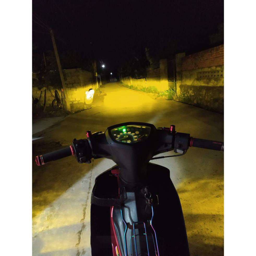 ĐÈN LED F8S   3 MÀU SIÊU SÁNG CHÂN H4 , H11. H7. 9005( giá 1 bóng )