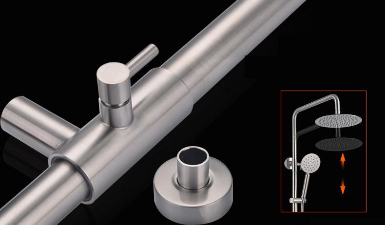 Bộ sen cây inox 304  tắm đứng NÓNG LẠNH cao cấp Morally -V.I.P Bảo hành 5 năm (Dáng Tròn)