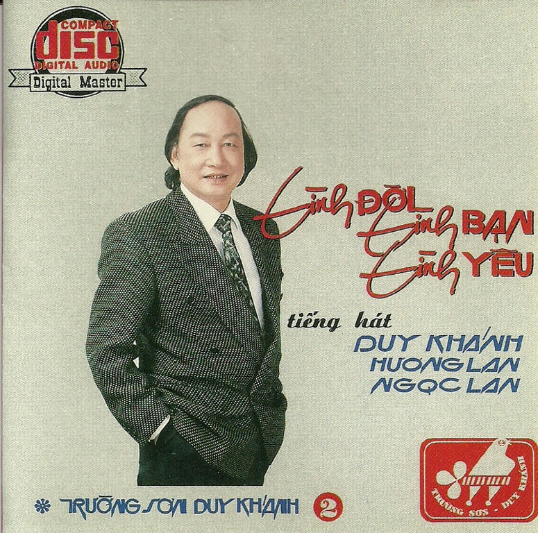 Đĩa nhạc cd duy khánh tình đời tình bạn tình yêu - cd nhạc vàng chất lượng cao