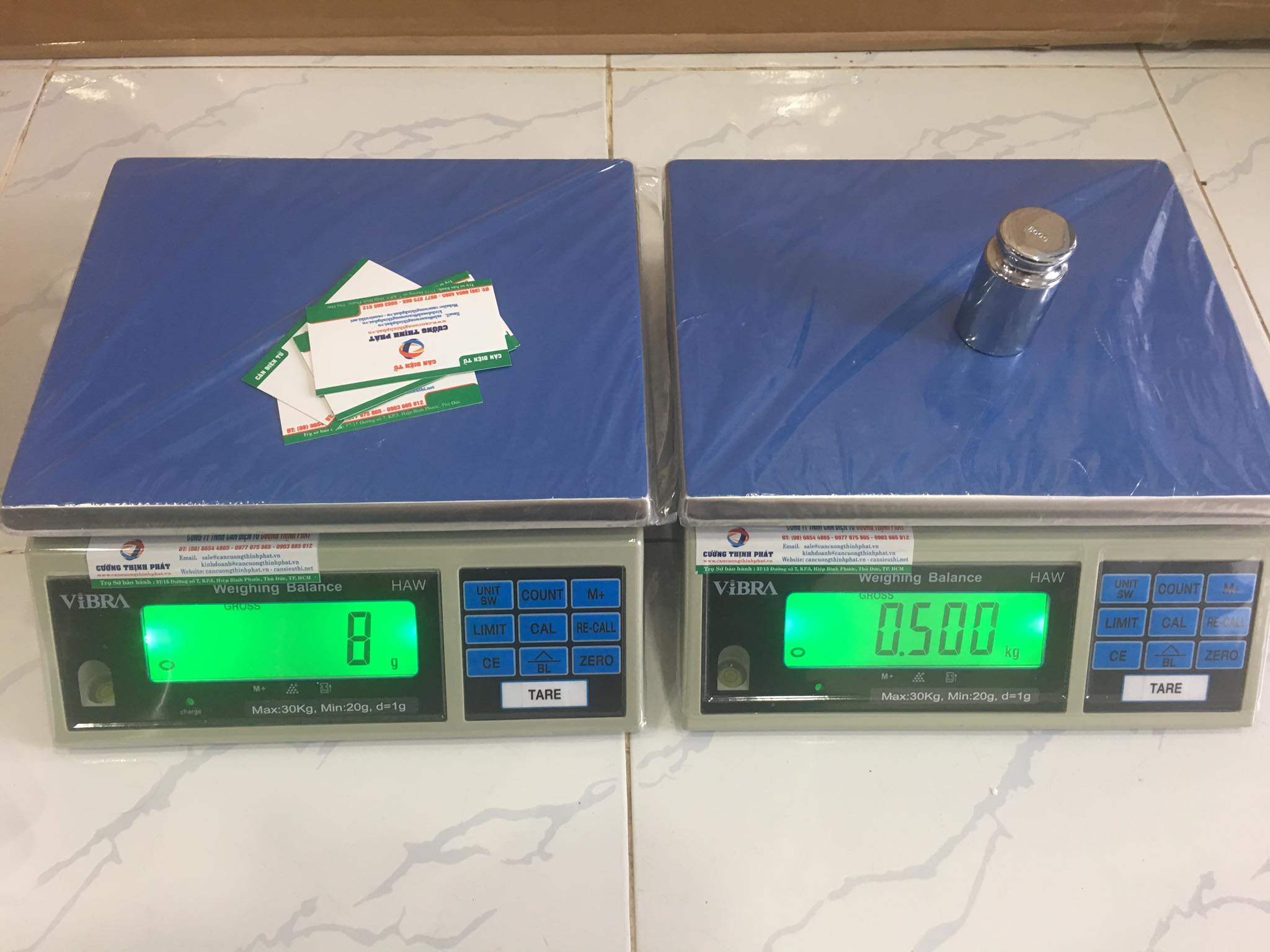 [HCM]CÂN ĐIỆN TỬ - 15KG CÂN VIBRA HAW
