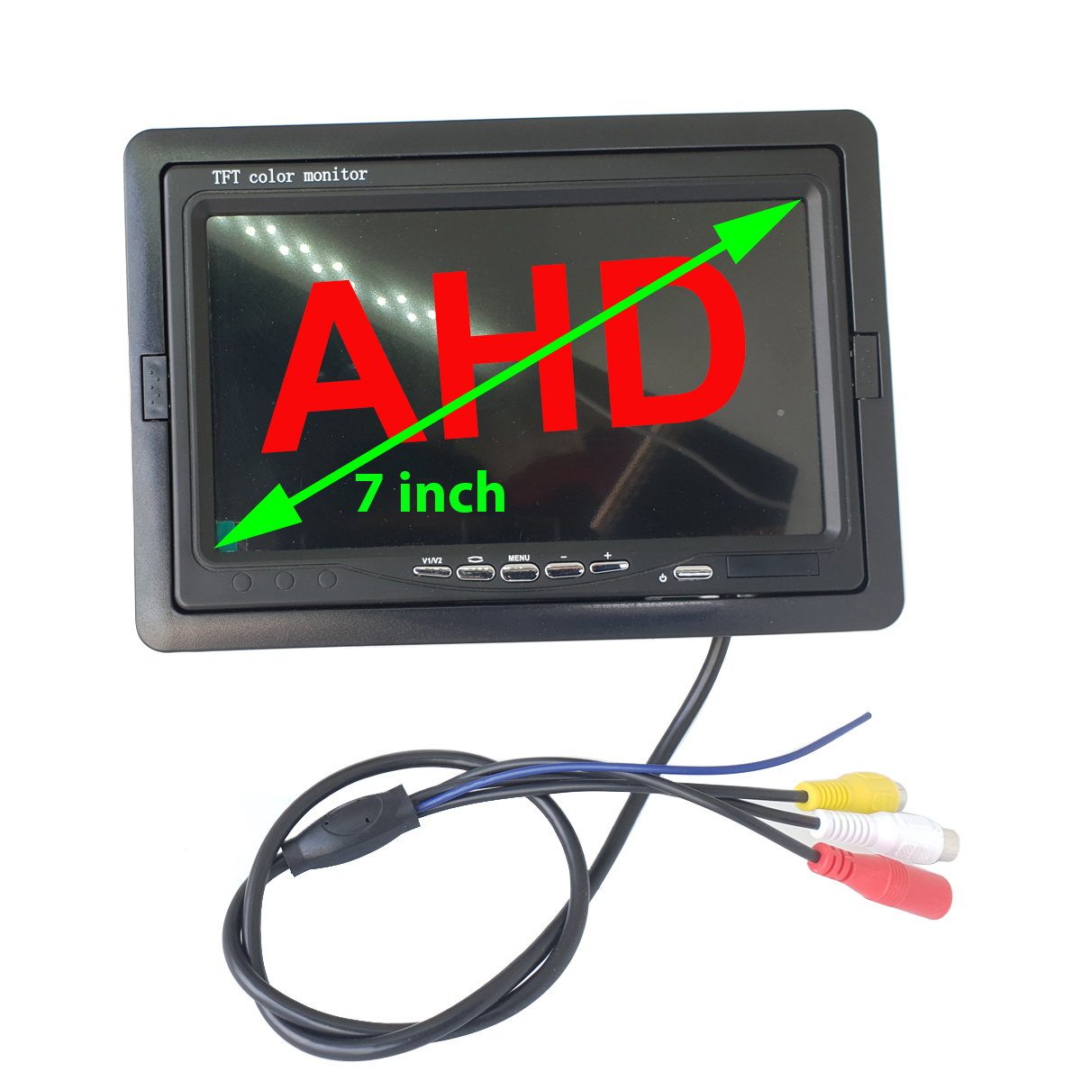 Màn hình 7 inch, công nghệ ahd, độ phân giải 800x480
