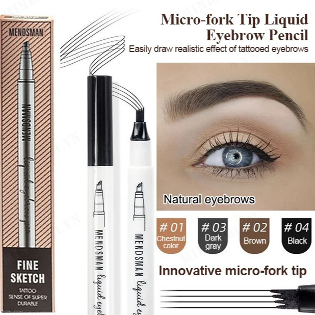 minbai01 Waterproof Eyebrow Shaping Slender Eyebrow Pencil