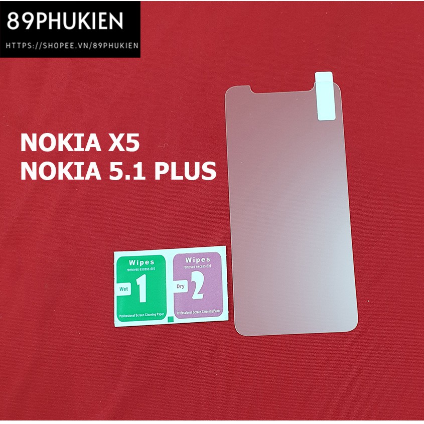 Dán cường lực chống vỡ màn hình Nokia X5 Nokia 5.1 Plus