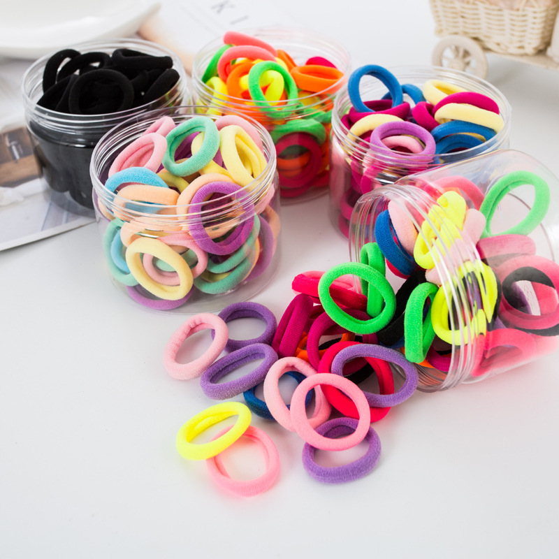 Bộ 50 dây cột tóc cho bé gái (Nhiều màu)
