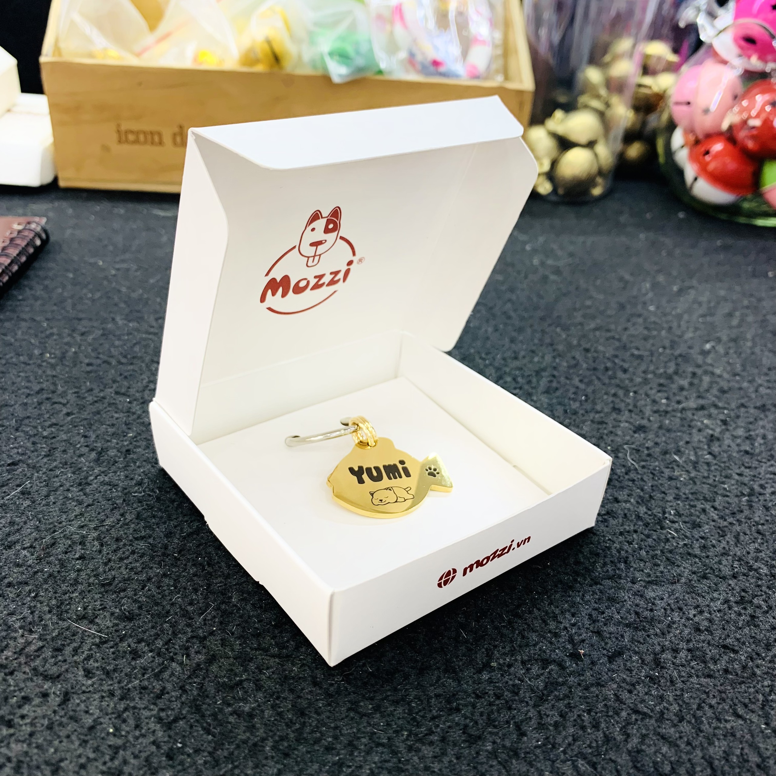 Hộp đựng thẻ tên thú cưng Pettag Mozzi