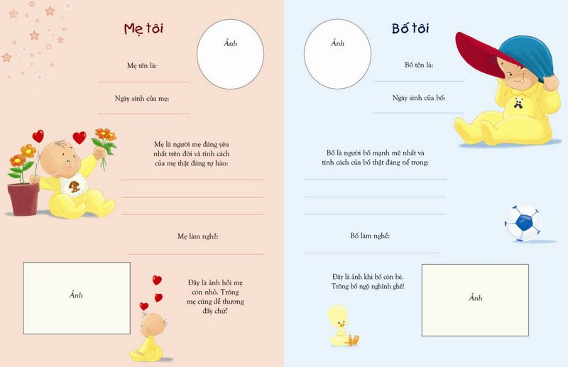 Khi Tôi Còn Bé - Nhật Kí Của Mẹ Và Bé
