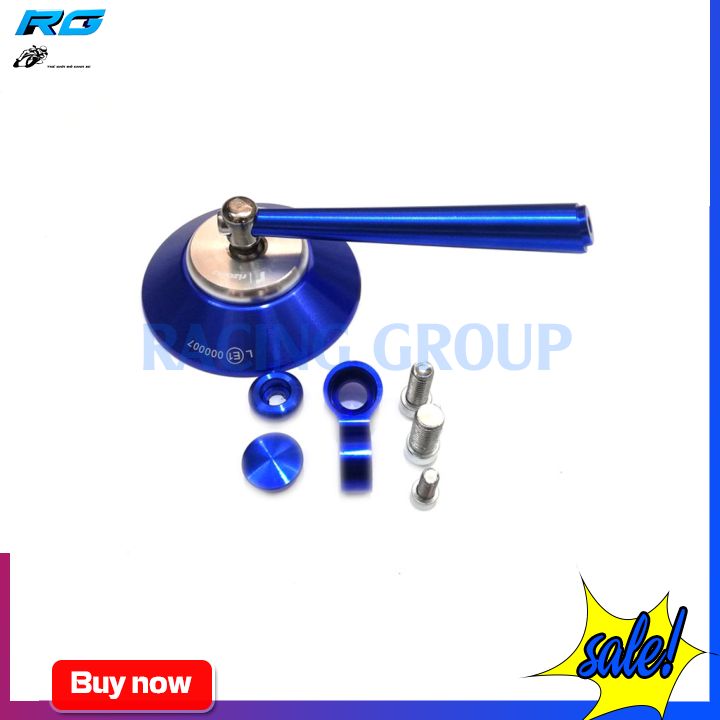 [HCM]Gương chiếu hậu Tròn Rizoma - Màu Đỏ 1 Cái