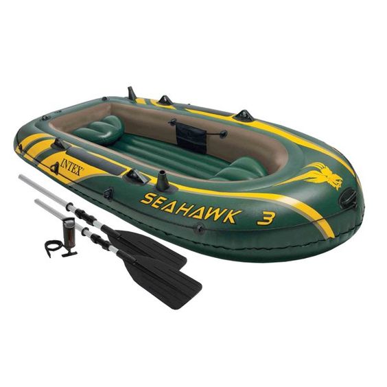 Bộ thuyền bơm hơi Seahawk 3 người INTEX
