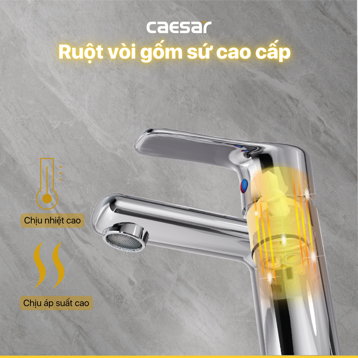 Vòi Lavabo Nóng Lạnh B430CU