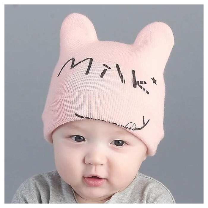 Mũ len milk /cat