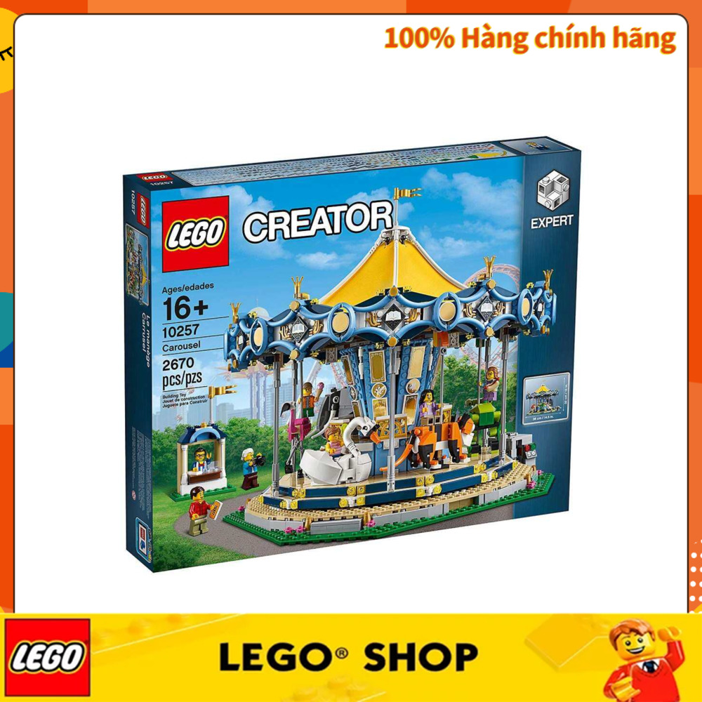 [100% chính hãng]  LEGO 10257 Creator Carousel  2670pcs 16+ lego lắp ráp khổng lồ