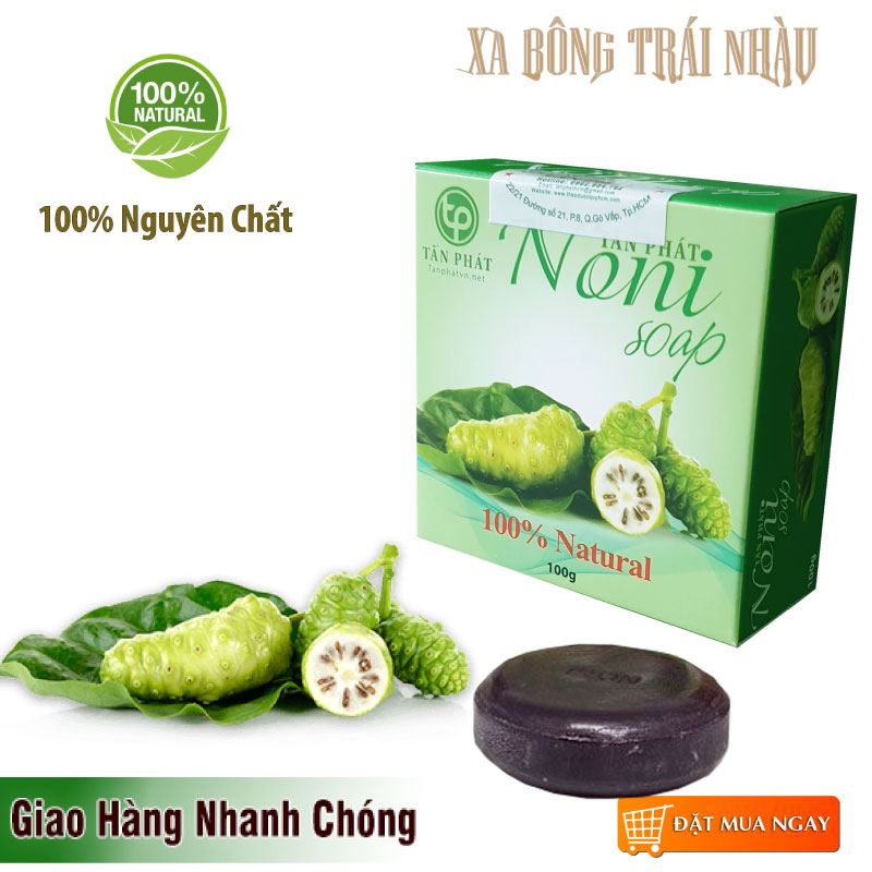 Xà Bông Trái Nhàu Tấn Phát 100g  ( Noni Soap)