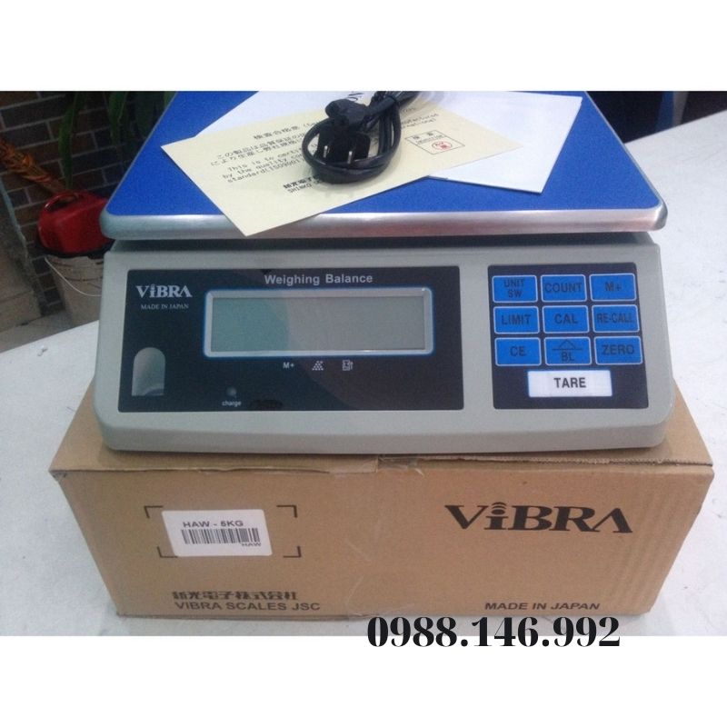 CÂN ĐIỆN TỬ THÔNG DỤNG VIBRA HAW 3/6/15/30KG (BẢO HÀNH 18 THÁNG)