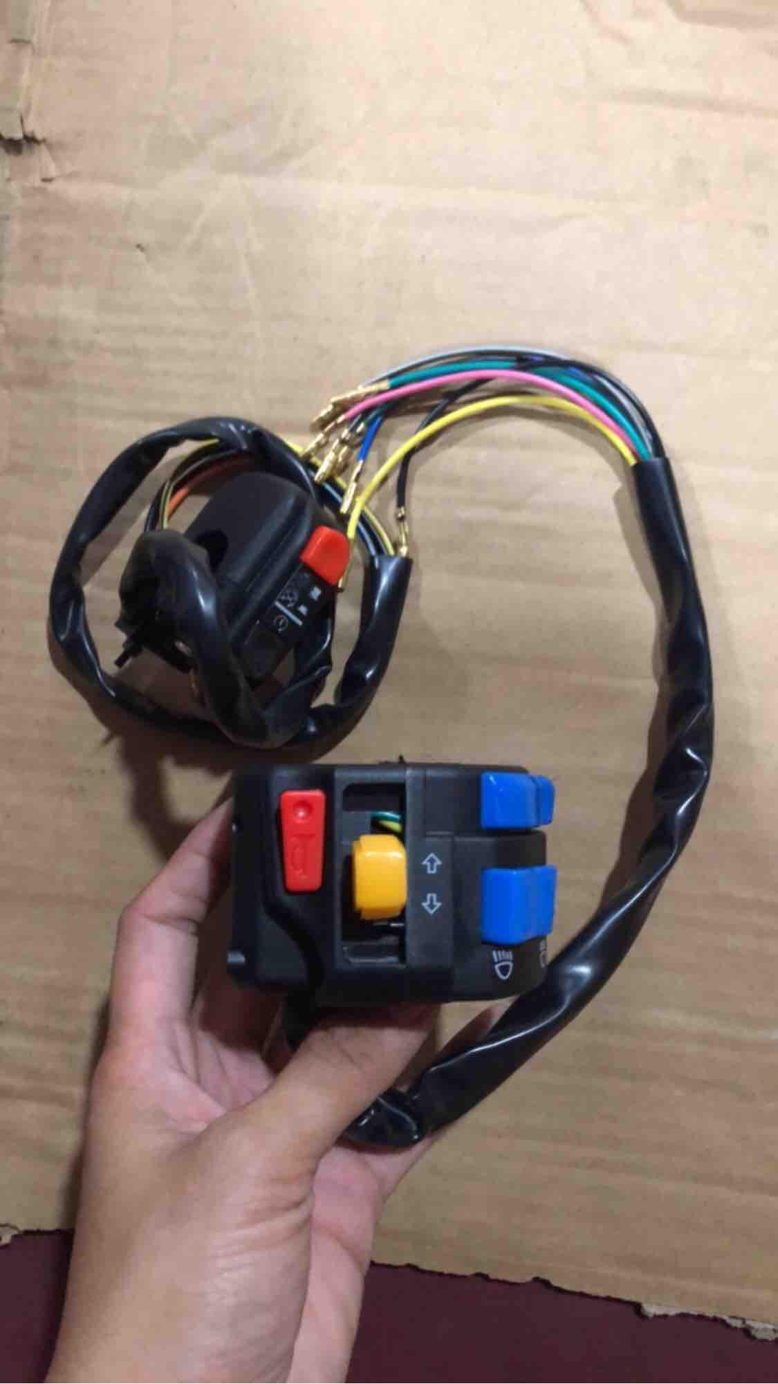 Cùm công tắc fz gắn sirius và wave