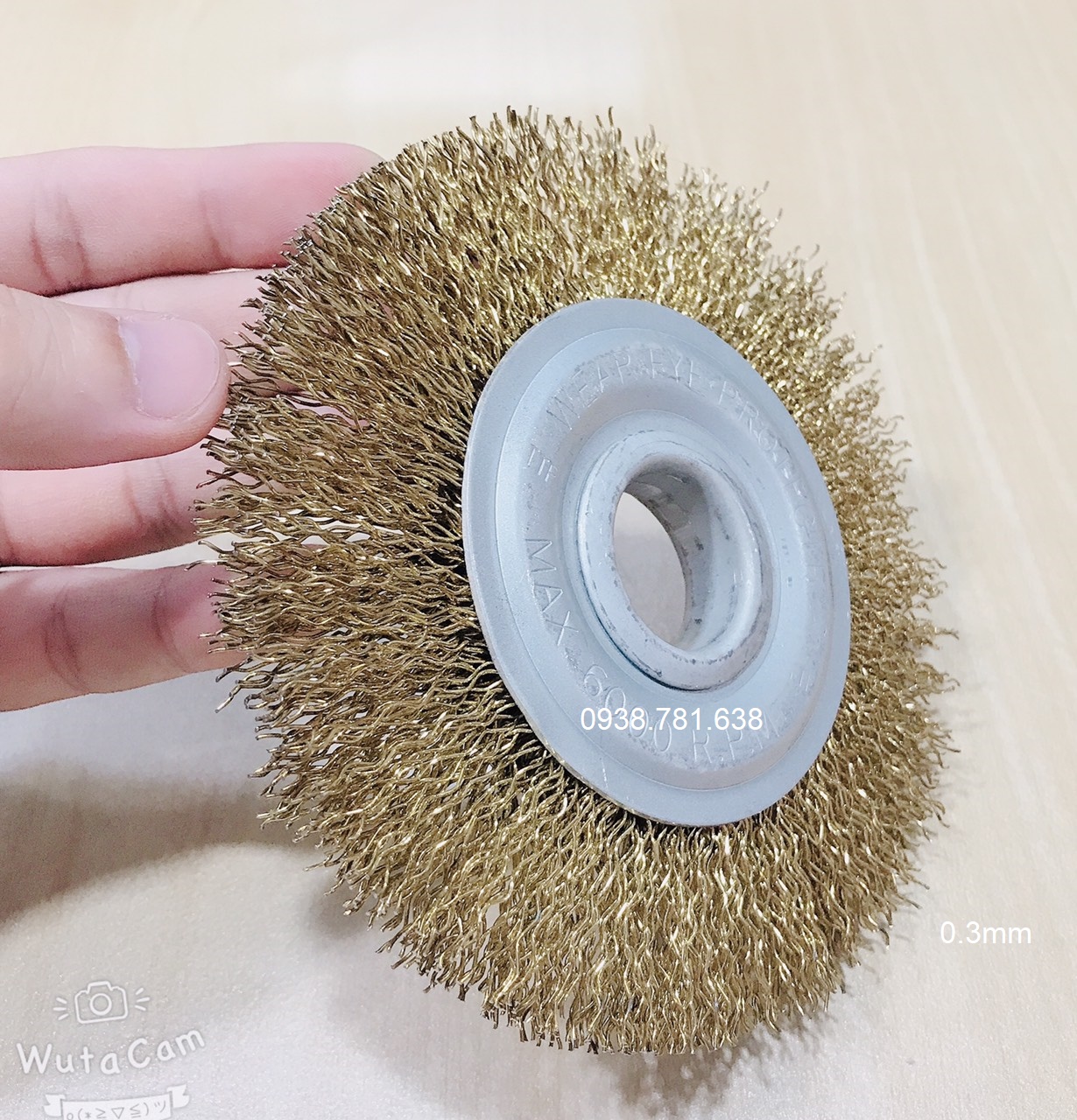 Bánh cước thép 125x10x25.4(0.3-0.5)