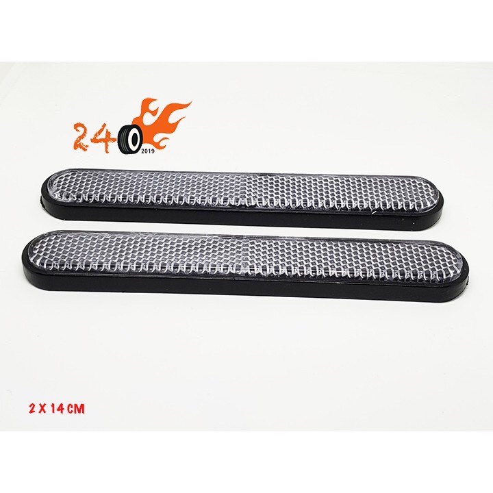 CẶP PHẢN QUANG DÁN PHUỘT XE 2019 - TRẮNG
