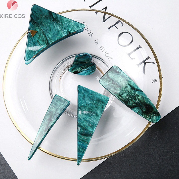 [HCM]Kẹp Gấp Tóc Càng Cua Hình Trái Tim Mini Phong Cách Vintage - kireicos