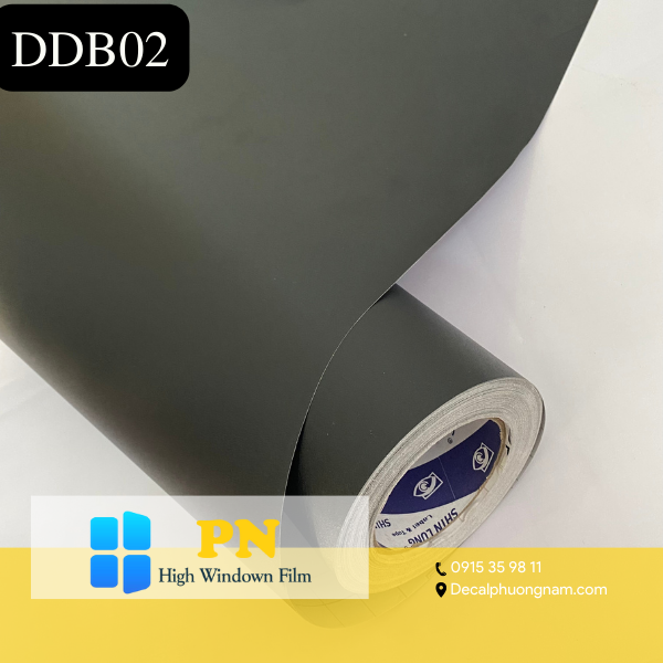 1m2x1m Decal đen sần, nhám , dán xe dán laptop, dán sàn khổ 1m2