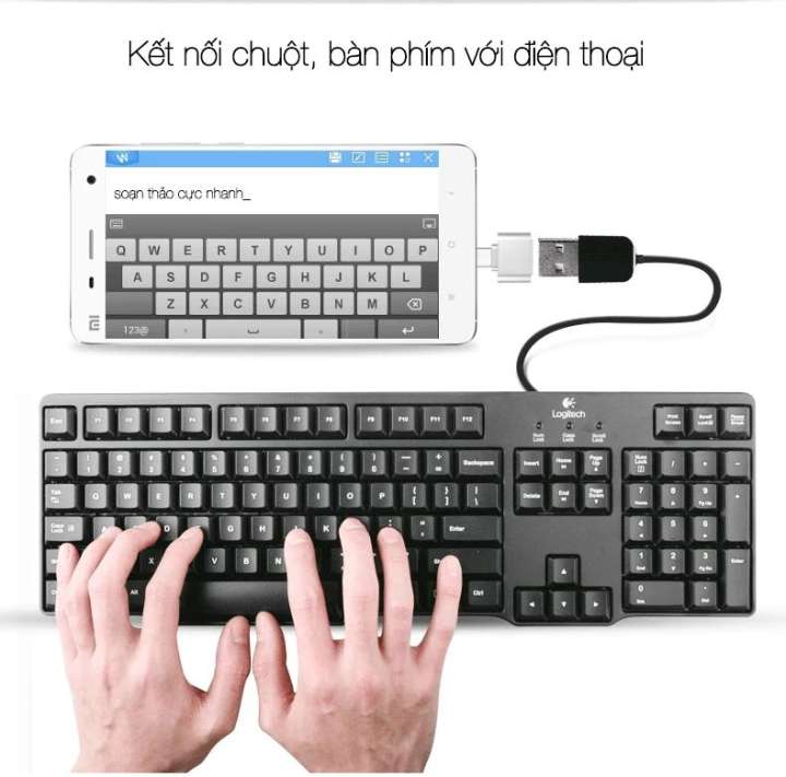 Đầu chuyển OTG USB sang Micro USB (Android)